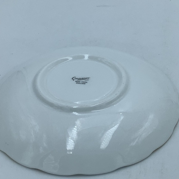 Grosvenor English Blue Floral Bone China Teacup and Saucer - Picture 6 of 16